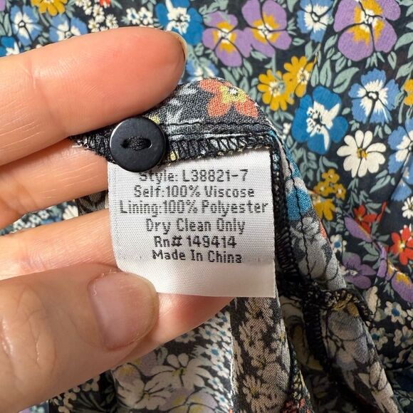 Johnny Was Divina Floral Print Tunic Dress in Multi  L NWOT - Picture 4 of 15